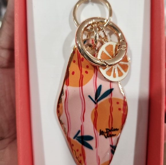 🔹️Piper K🔹️ Viral  Oranges Fruit Print Keychain Bag Charm - Picture 4 of 4